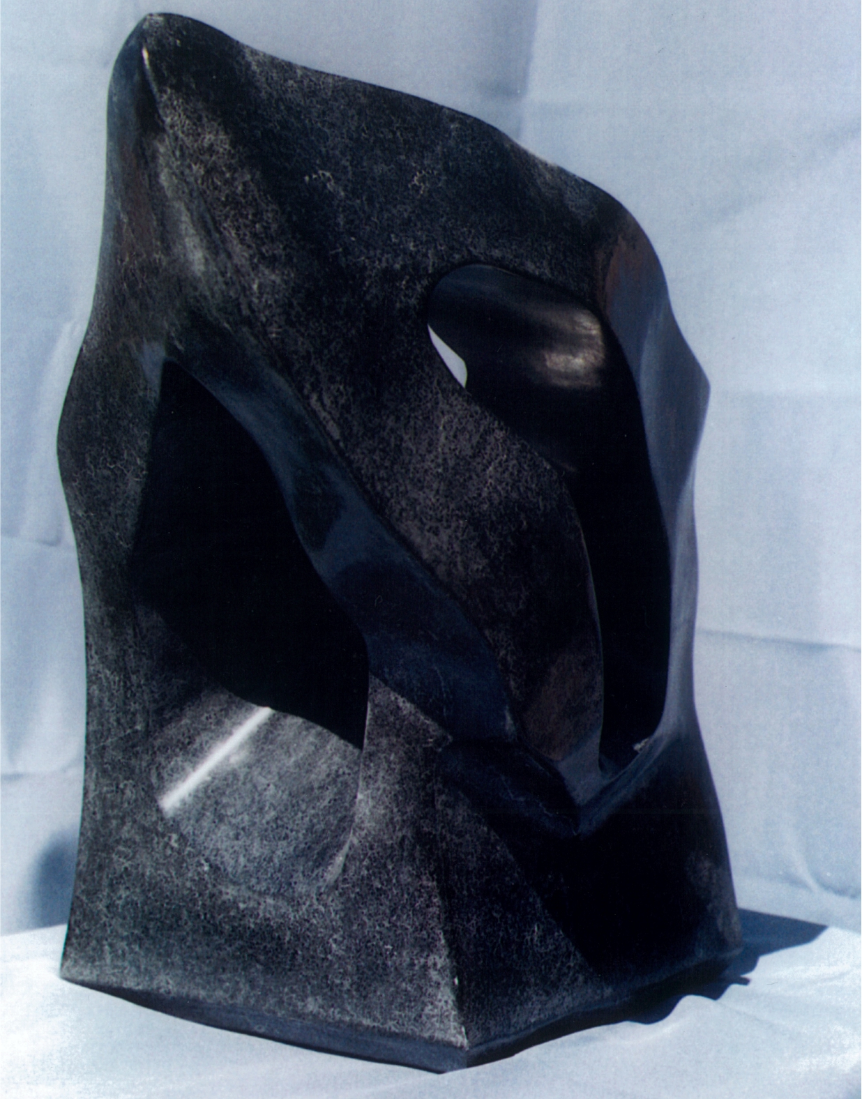 Raven's Peak - 1999 - Carved from Black Sandstone. Artist: Steven Zimmerman